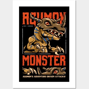 Agumon Whimsy Posters and Art